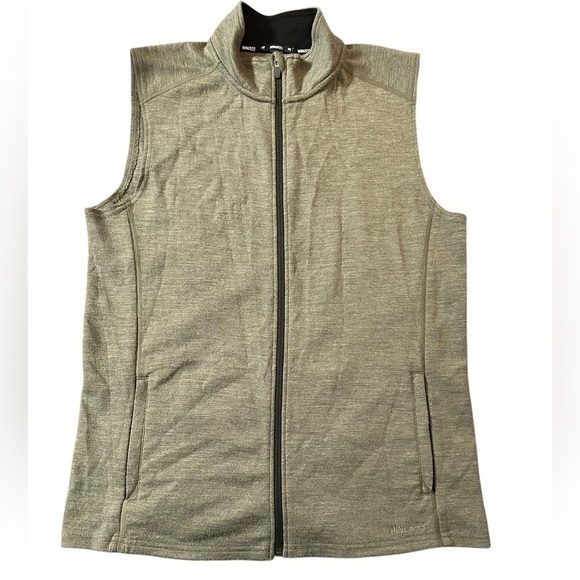 Minus 33 Granite Green Expedition Wilderness Wool Vest Full-zip Mockneck - Picture 6 of 11